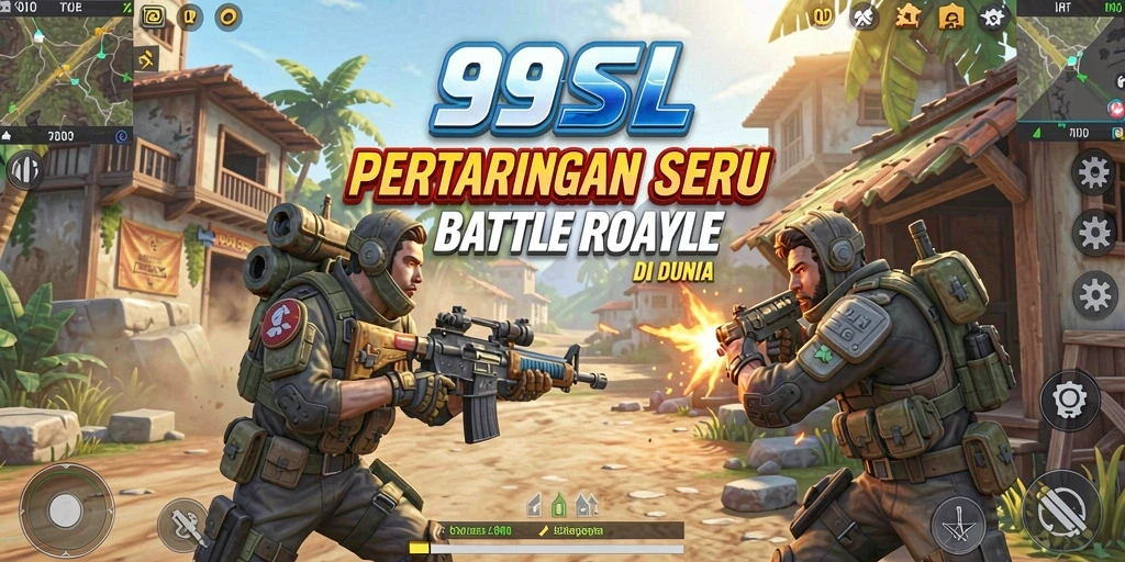 Gameplay seru 99SL dalam pertarungan Battle Royale.