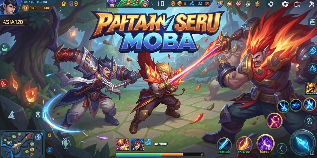 Tampilan gameplay dinamis yang mendebarkan di ASIA128.