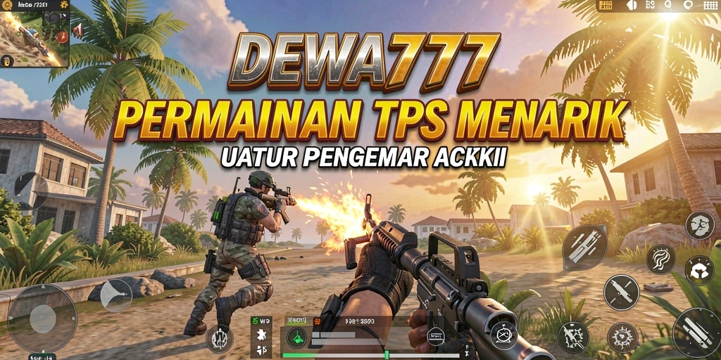 Tampilan gameplay seru DEWA777 dalam aksi TPS.