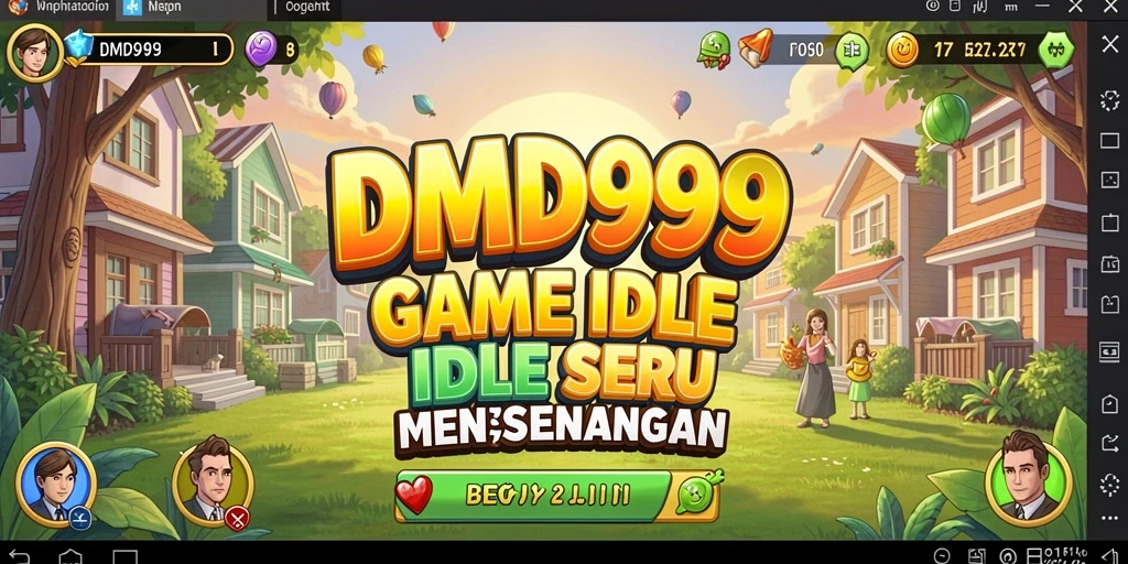 Tampilan gameplay DMD999 yang menarik dengan mekanisme Idle.