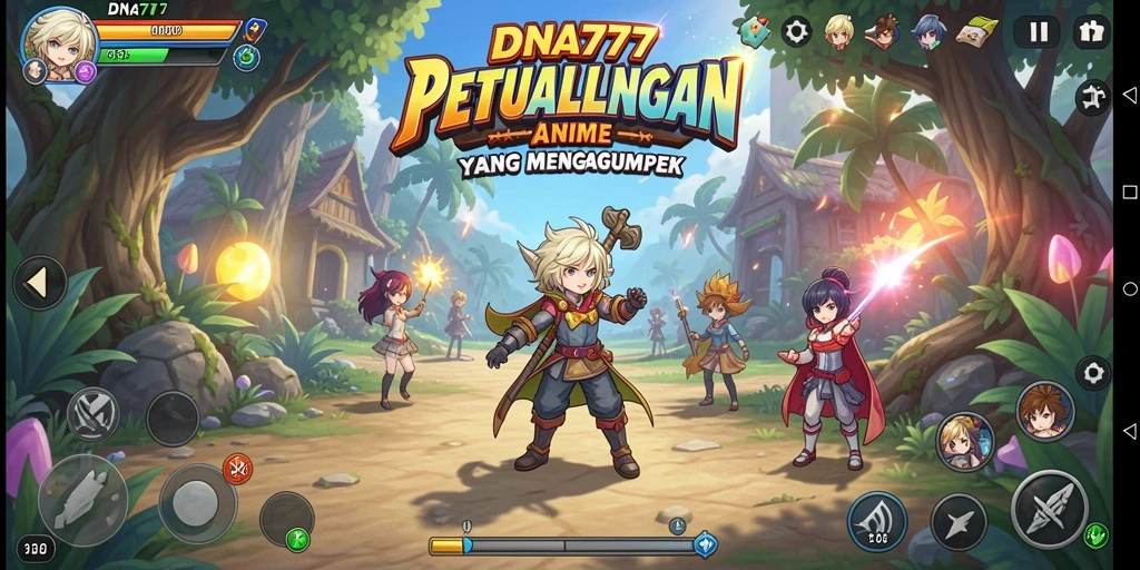 Gameplay DNA777 dengan karakter Anime yang menawan.