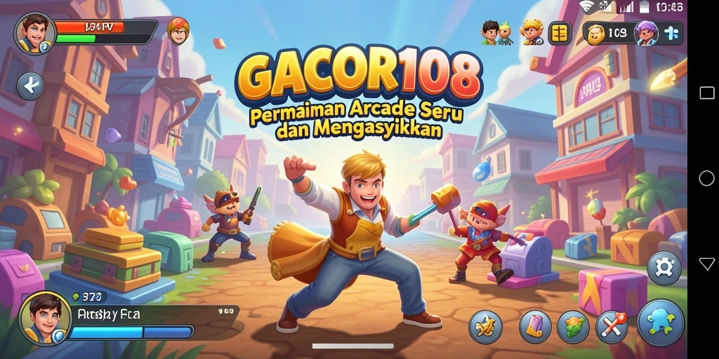 Tampilan GACOR108 menampilkan gameplay yang seru dan interaktif.