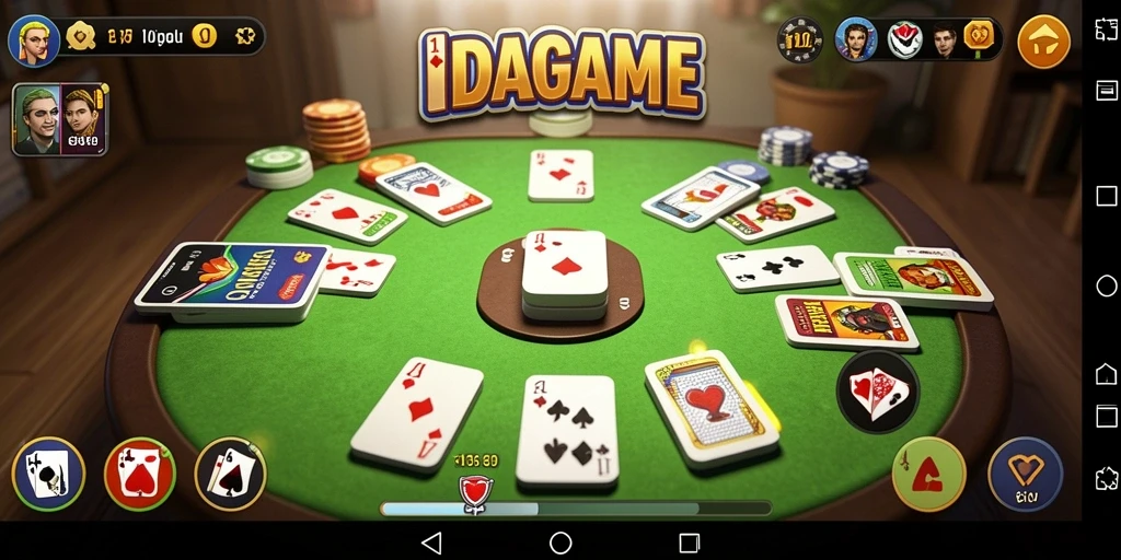 Tampilan gameplay Gaple seru dan menantang di IDAGAME.