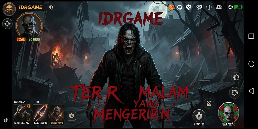 Gameplay IDRGAME yang mencekam dan seram.