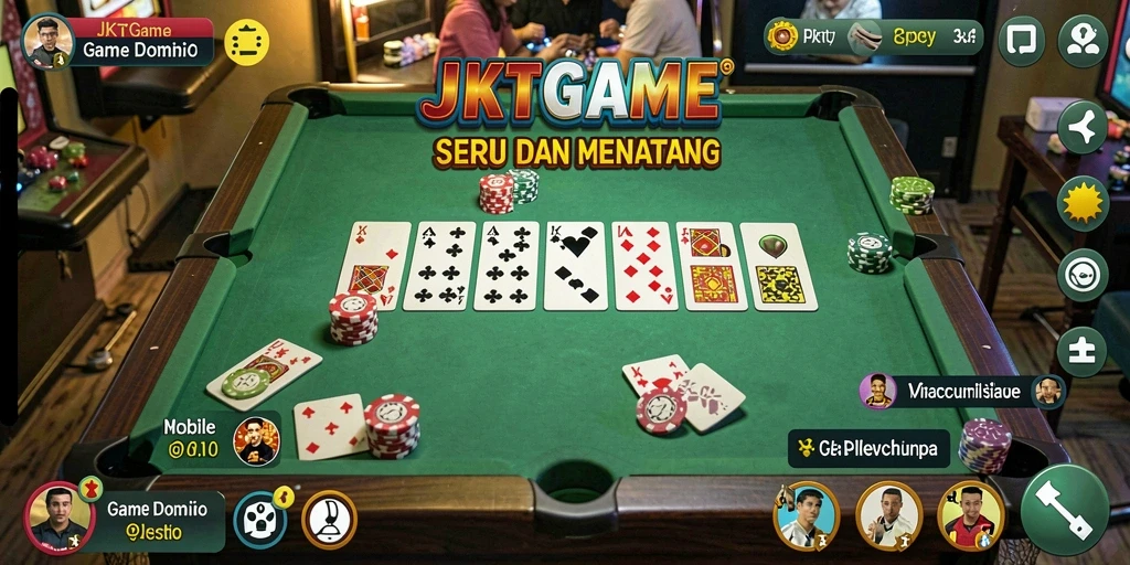 Tampilan gameplay JKTGAME yang seru dan interaktif.
