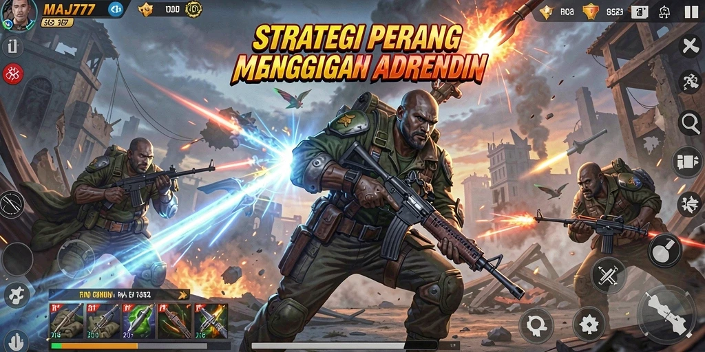 Tampilan gameplay <strong>MAJ777</strong> yang penuh aksi dan strategi.