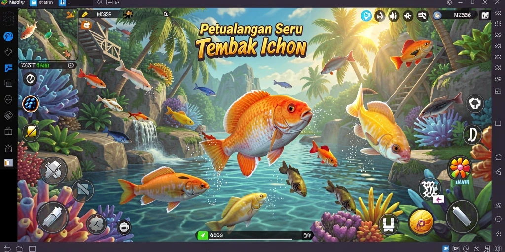Tampilan gameplay MZ356 yang seru dan penuh aksi Tembak Ikan.