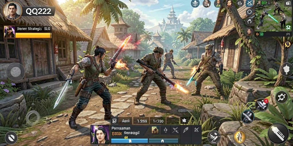 Gameplay seru dan strategi mendalam dalam QQ222.