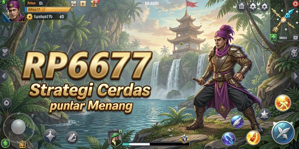 Screenshot menunjukkan aksi strategis intens di RP6677.