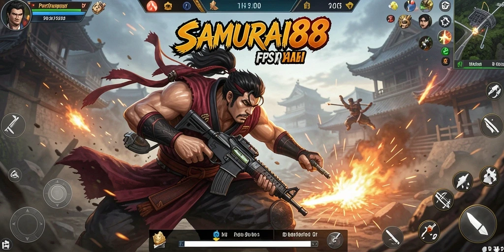 Tangkapan layar menampilkan aksi intens dalam permainan FPS.