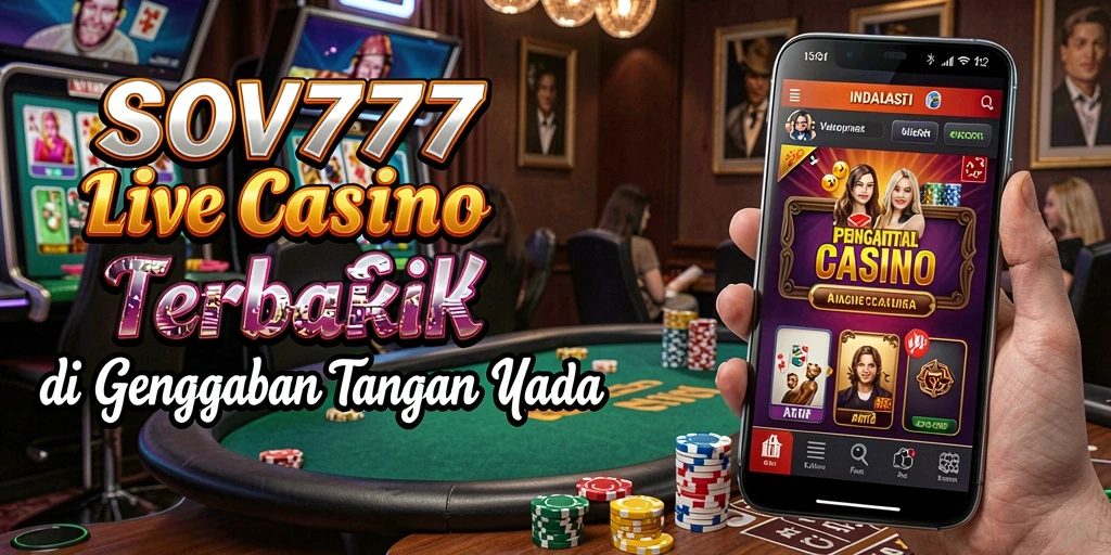 Tampilan gameplay Live Casino di SOV777 yang menarik dan interaktif.