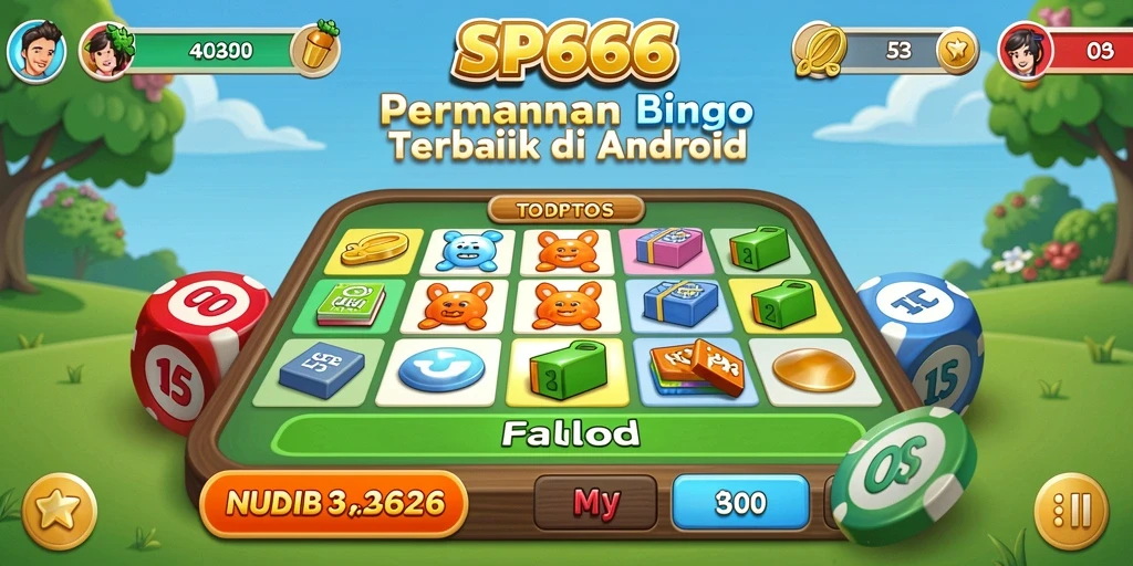 Screenshot gameplay SP666 menampilkan suasana seru permainan Bingo.