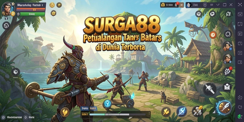 Gameplay SURGA88 di dunia terbuka yang mengesankan.