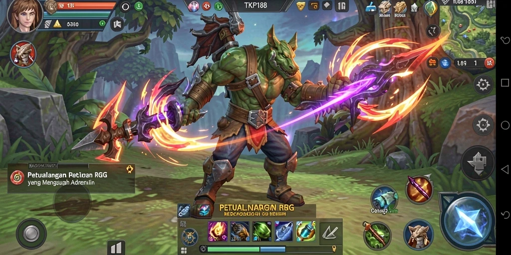 Tampilan menarik dari gameplay TKP188 yang memukau.