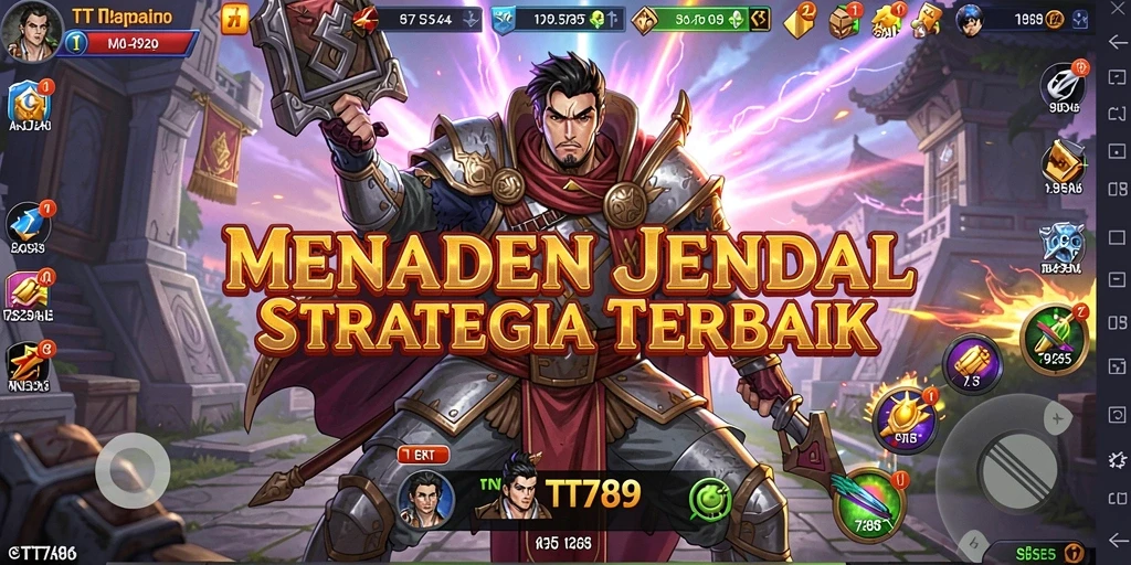 Tampilan aksi mendebarkan dari gameplay Strategi TT789.